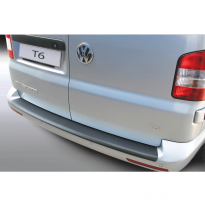 Protector Para El Paragolpes Trasero Abs  Volkswagen Transporter T6 Caravelle/Multivan 9/2015- With Rear Puertas  Color Negro